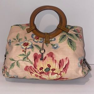 Vintage Fossil adorable small bag purse peach
